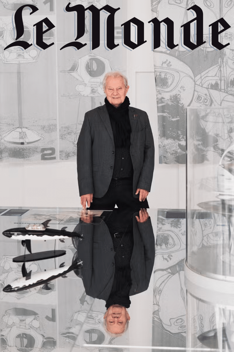 Portrait de Jacques Rougerie dans Le Monde Par Isabelle Regnier